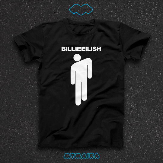 მაისური „BILLIE EILISH“ — ბილი აილიშის სიმბოლური ფიგურა და სახელი