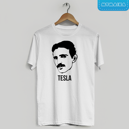 მაისური „Tesla“ — ნიკოლა ტესლას პორტრეტი