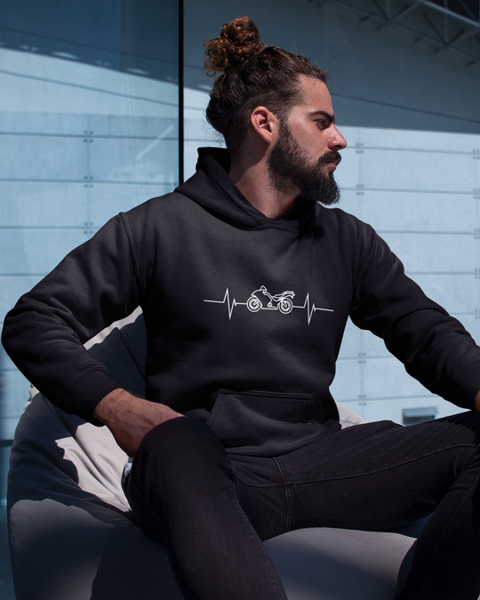 ჰუდი „Pulse Moto“ — გულისცემის ხაზი მოტოციკლით