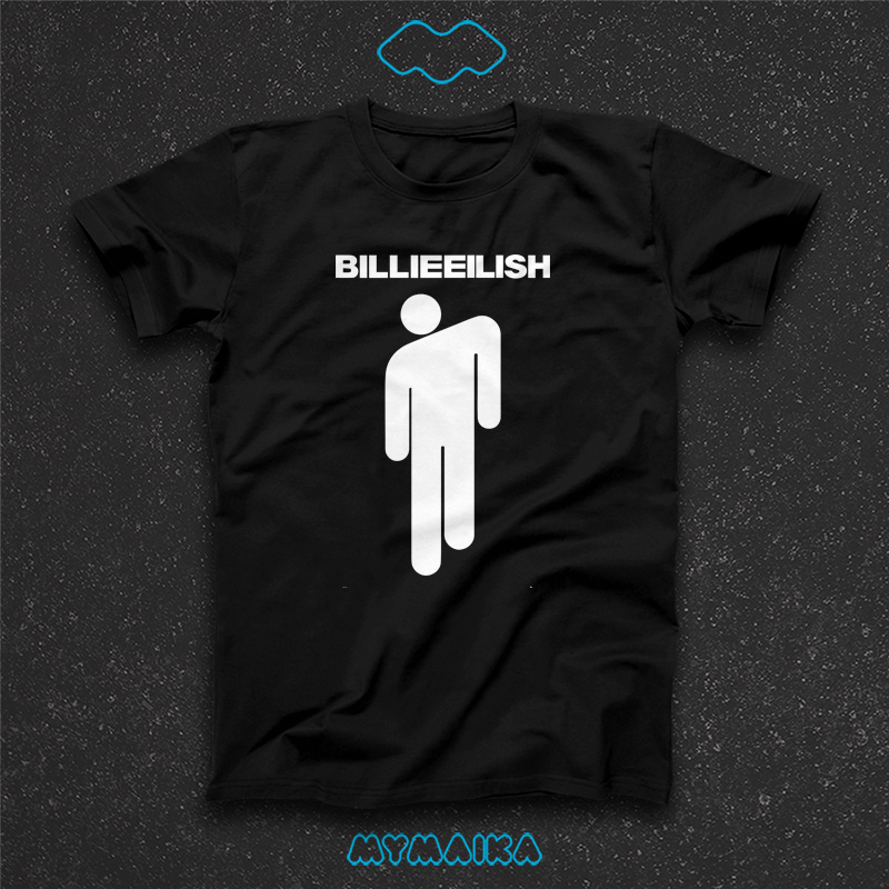 მაისური „BILLIE EILISH“ — ბილი აილიშის სიმბოლური ფიგურა და სახელი