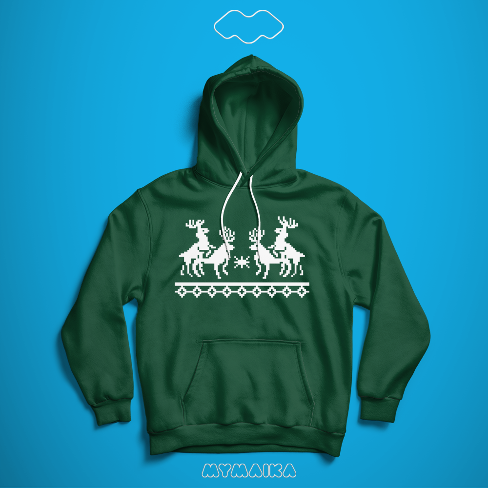 ირმებიანი ჰუდი (Hoodie)