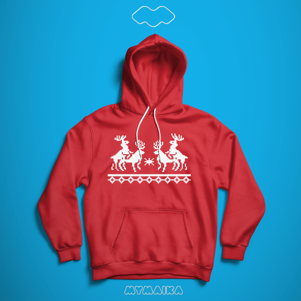 ირმებიანი ჰუდი (Hoodie)