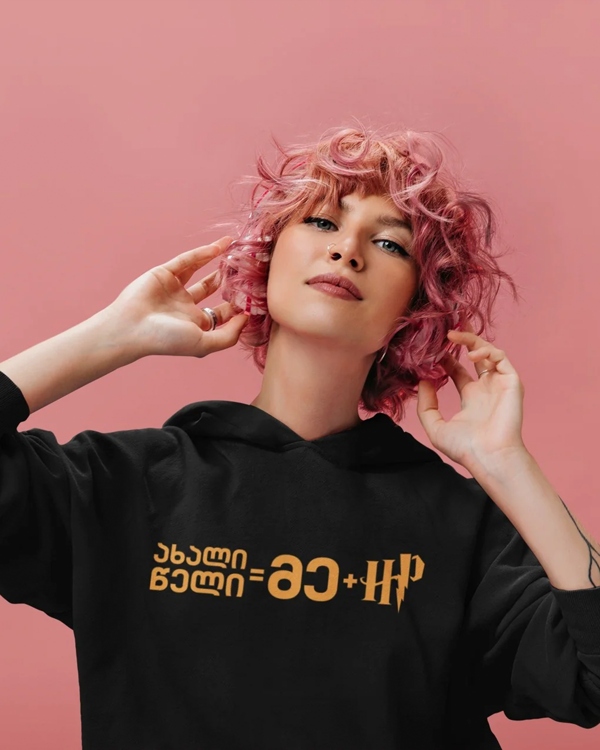ახალი წელი = მე + HP (Hoodie)