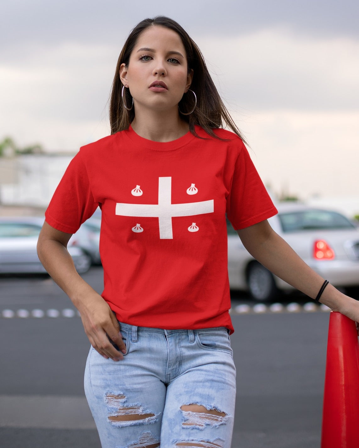 მაისური „ხინკლის დროშა“ — ხუთჯვრიანი დროშა ხინკლებით